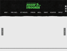 Tablet Screenshot of jogginforfrogmen.com